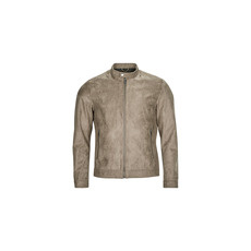 Jack & Jones Bőrkabátok  JJEROCKY CLEAN JACKET Bézs EU S