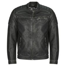 Jack &amp; Jones Bőrkabátok  JJEROCKY Fekete EU S férfi kabát, dzseki