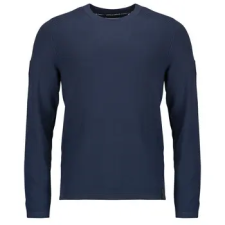 Jack &amp; Jones Pulóverek JCOFUSION KNIT BADGE CREW Tengerész EU M férfi pulóver, kardigán