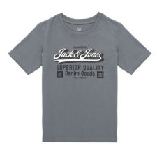 Jack & Jones Rövid ujjú pólók JJELOGO TEE SS ONECK Szürke 13 Jahre gyerek póló