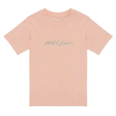 Jack & Jones Rövid ujjú pólók JORMONTAUK TYPE FRONT TEE Rózsaszín 9 Jahre