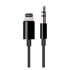 Jack APPLE audió adapter (3.5mm jack - lightning 8pin) FEKETE Apple IPAD Pro 11 (2018), Apple iPhone 1... tablet kellék