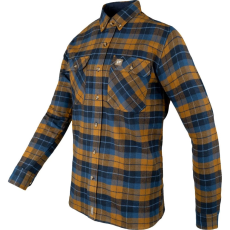Jack Pyke Bleasdale flanel kockás ing rozsdabarna-kék XXXL