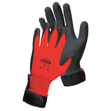  JACKDAW piros mártott nylon kesztyű 10 védőkesztyű