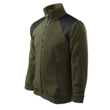 Jacket Hi-Q polár unisex military L férfi pulóver, kardigán