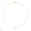 Jackie Gold dupla szív arany nyaklánc 45 cm - JKN23.049