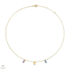 Jackie Gold háromszoros drágakő arany nyaklánc 45 cm - JKN21.161