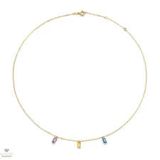 Jackie Gold háromszoros drágakő arany nyaklánc 45 cm - JKN21.161 nyaklánc