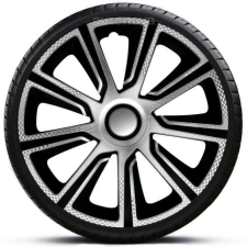 Jacky 15"-os Veron Carbon Silver Black dísztárcsa garnitúra (4darab) dísztárcsa