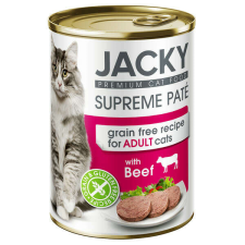 Jacky Jacky macska konzerv pástétom marha 400g macskaalom
