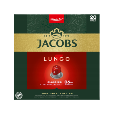 JACOBS Lungo Nespresso kompatibilis kávékapszula 20db kávé