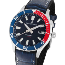 Jacques Lemans 1-2131B Hybromatic Mens Watch 43mm 10ATM, férfi karóra
