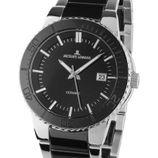 Jacques Lemans 1-2164A Colmar Ceramic Mens Watch 43mm 10ATM, karóra