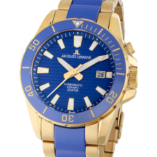Jacques Lemans 1-2222E Hybromatic Mens Watch 42mm 20ATM, karóra