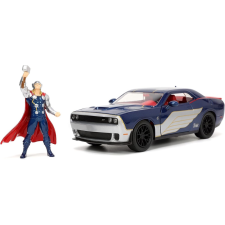 Jada - Marvel - Thor 2015 Dodge Challenger fém autómodell figurával - 1:24 (253225032) autópálya és játékautó