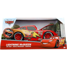 JADA TOYS - Verdák: Villám McQueen fém játékautó 20cm autópálya és játékautó