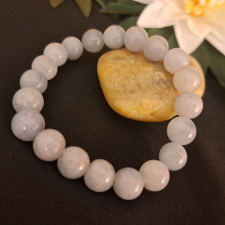  Jáde karkötő a szerencse köve 1 cm-es /767/ karkötő