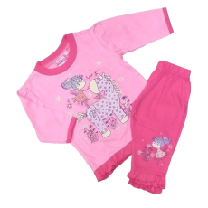 JAM Jam Hosszú Ujjú Pamut Pizsama 3-6 hónapos korig - Rózsaszín Lila Egyszarvú - Kiárusítás