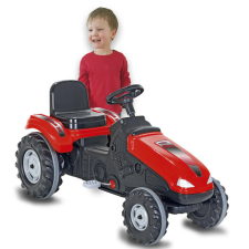 Jamara 460835 Pedálos traktor Big Wheel piros lábbal hajtható járgány