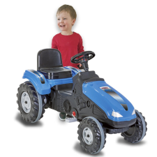 Jamara 460837 Pedálos traktor Big Wheel kék lábbal hajtható járgány