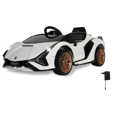Jamara Lamborghini Zenélő Gyerek Elektromos autó LED fénnyel - Fehér elektromos járgány
