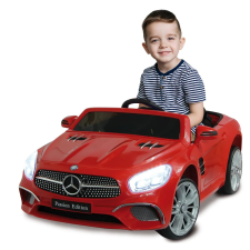 Jamara Mercedes-Benz SL Zenélő Gyerek Elektromos autó LED fénnyel - Piros elektromos járgány