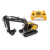Jamara Volvo EC160E Távirányítós kotrógép - Fekete/Narancssárga (405055)