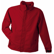 James & Nicholson Férfi outdoor kabát JN1010 - Červená | XXXL férfi kabát, dzseki