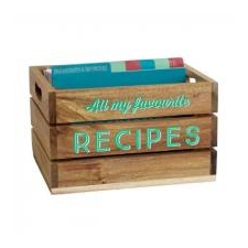 Jamie Oliver akácfa receptbox (003329.01) ajándéktárgy