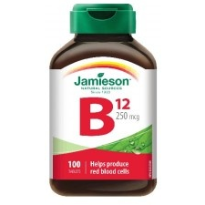 Jamieson B12-Vitamin tabletta 100 db vitamin és táplálékkiegészítő