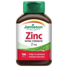 Jamieson Cink 25mg tabletta - 100db vitamin és táplálékkiegészítő