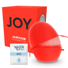  JAMYJOB – diszkrét tojásformájú maszturbátor vörös színben maszturbátor