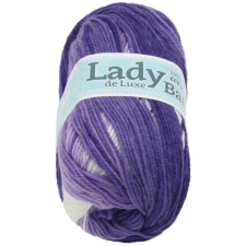 Jan Rejda Lady de Luxe Batik 100 g - 612 fehér, lila (6793) rövidáru