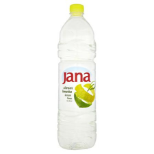 Jana Ásványvíz, ízesített, JANA, 1,5 l, citrom-limetta üdítő, ásványviz, gyümölcslé