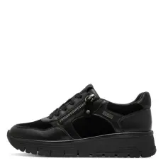 Jana Shoes Jana TEX 23701 47001 divatos női vízálló fűzős bőr sneaker