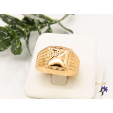  Janna -gold antiallergén pecsétgyűrű-18k gyűrű