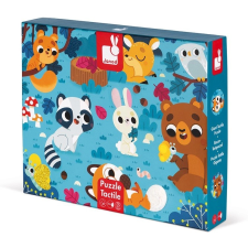 Janod erdei állatok tapintós kirakó 20 darabos puzzle, kirakós