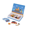 JANOD : Járművek - 68 darabos mágneses puzzle könyv alakú tartóban (J02715)