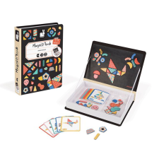 JANOD Magnetibook Alakzatok kirakó játék 73 darabos (J02720) puzzle, kirakós