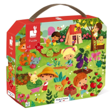 Janod puzzle koffer kert 36 darabos puzzle, kirakós