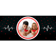 JanZashop Egyedi Valentin Napi Bögre Fekete bögrék, csészék