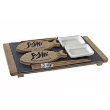 JanZashop Sushi szett 9 db-os, bambusz táblán konyhai eszköz