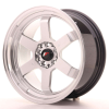 Japan Racing Jr12 17"x8" festett ezüst alufelni 1db et33 5x100