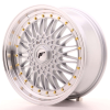 Japan Racing jr9 18"x8" festett ezüst alufelni 1db et35-40 4x114.3
