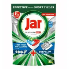 Jar Mosogatógép tabletta JAR Platinum Plus Deep Clean Blue 42 darab/doboz tisztító- és takarítószer, higiénia
