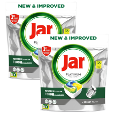Jar Platinum All In One Lemon Mosogatógép kapszula 2x35db tisztító- és takarítószer, higiénia