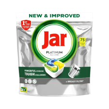 Jar Platinum All in One Lemon mosogatógép tabletta 75db tisztító- és takarítószer, higiénia