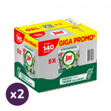 Jar Platinum All in One mosogatógép tabletta (2x140 db) tisztító- és takarítószer, higiénia