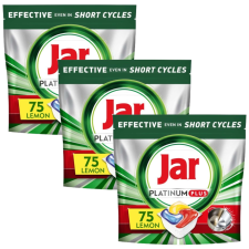 Jar Platinum Plus All In One Lemon Mosogatógép kapszula 3x75db tisztító- és takarítószer, higiénia
