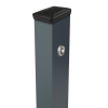 Jarmex H-2000 oszlop személybejáróhoz RAL 7016 4 cm x 6 cm x 200 cm